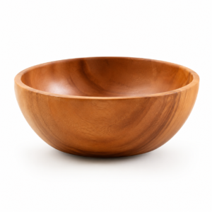 Acacia-wood-individual-salad-bowls-filled-with-crisp-side-greens-on-a-modern-child-family-dining-table