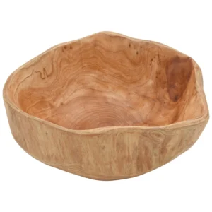 Eco friendly kitchen salad plate with a beautiful matte finish next to organic linen napkins.