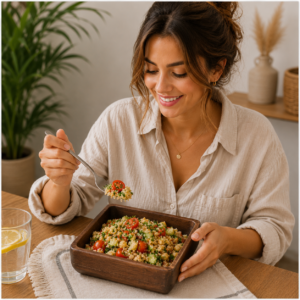 Square Wood Salad Bowl